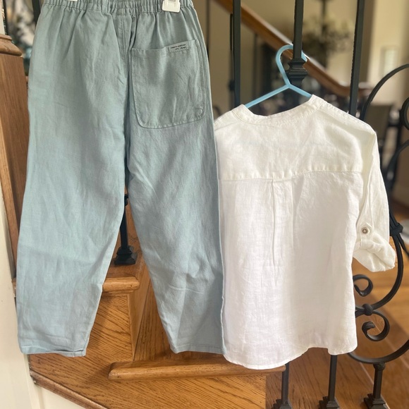 Zara White and Blue Outfit Set - Picture 3 of 5